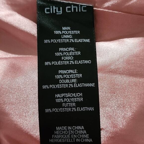 City Chic Baby Frill Dress in Baby Blush plus size 20 new!!! - Picture 10 of 11